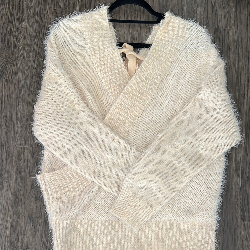 Cozy Cream Knit Sweater